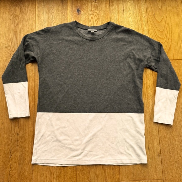COS LONG SLEEVES COLORBLOCK HEAVYWEIGHT TEE - M - Picture 3 of 10